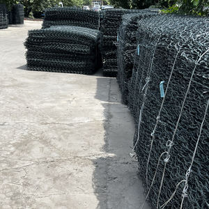 Sıcak Fırsat Kolay Kurulum 2x1x1m Galvanizli Demir Tel <span class=keywords><strong>Gabion</strong></span> Kutusu Kaynaklı Hasır 50x200mm Kare Delikli İnşaat İstinat Duvarı Sepeti - Product Image 5