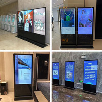Quiosco inteligente más vendido, pantalla publicitaria Led Vertical, tótem de señalización Digital, pantalla táctil de pie
