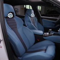 Aksesoris Interior Mobil Jok Bucket Sport Racing Custom Sarung Kulit dan Busa untuk BMW X3 X5 X6 M3 M5 Seri Upgrade M