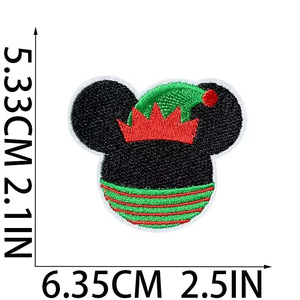 Parches bordados <span class=keywords><strong>de</strong></span> hierro para orejas <span class=keywords><strong>de</strong></span> ratón, colores <span class=keywords><strong>de</strong></span> nuevo diseño, para camiseta, sombrero, ropa - Product Image 4