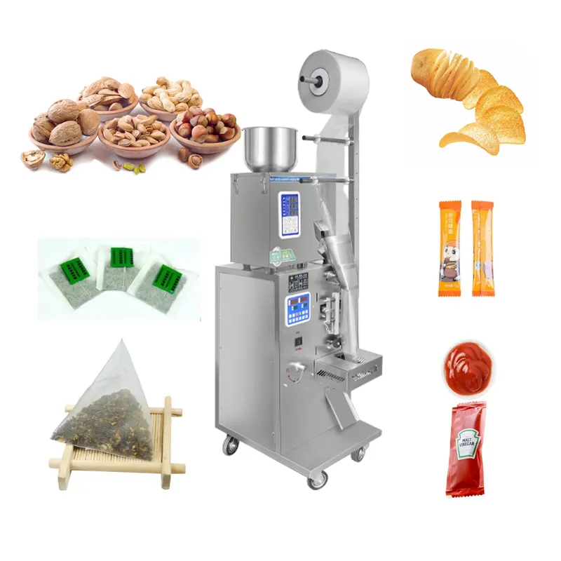 Multi-function Granular Powder Liquid Tea Bag Coffee Sugar Honey Tomato sauce Filling Sealing Packing Machine For Small Business