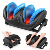 Masseur de pieds et mollets électrique à commande à distance OEM ODM, avec chaleur, compression d'air et pétrissage