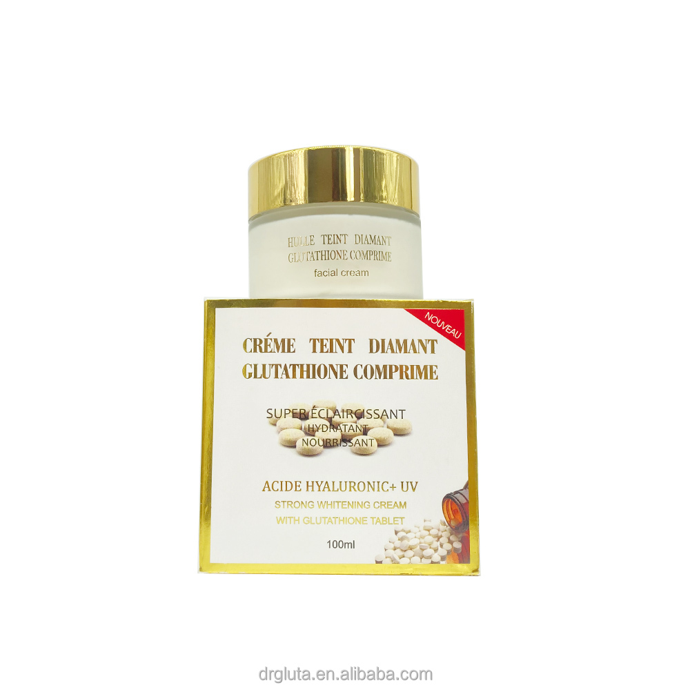 Change Logo Natural Glutathion Comprime Face Cream Remove Blemishes with Collagen for Diamant Skin Whitening Beauty Face Cream Change Logo Natural Glutathion Comprime Face Cream Remove Blemishes with Collagen for Diamant Skin Whitening Beauty Face Cream