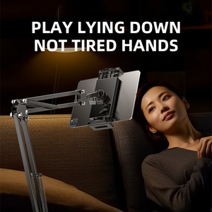 Kingjoy Có Thể Điều Chỉnh Xách Tay Phổ Dài Cánh Tay Lười Biếng Giường Bàn Máy Tính Bảng Đứng Chủ Cho Iphone Ipad Kindle Iphone Samsung Tab - Product Image 2