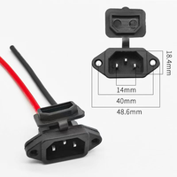 Câble de charge coudé pour véhicule électrique, prise secteur CA, faisceau de câbles, connecteur de batterie au lithium en caoutchouc pour vélo électrique