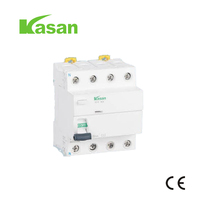 Disyuntor de corriente Residual, tipo electrónico 2P 4P Easy9