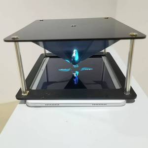 Tablette PC <span class=keywords><strong>holographique</strong></span> 3D avec projection <span class=keywords><strong>holographique</strong></span> pyramidale DIY avec écran 1920x1080 pour 7 à 12 pouces - Product Image 1