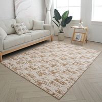 Tapis et couverture de salon en velours uni, à boucles, épaissi, pliable, imperméable, anti-salissure, résistant à la saleté, découpable