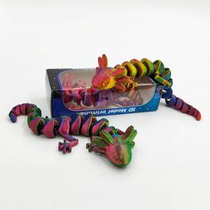 Juguetes Educativos de Esqueleto de Dinosaurio Articulado Impreso en 3D Hechos a Mano, Adornos de Plástico Unisex para Decoración del Hogar - Product Image 3