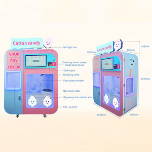 Nouvelle <span class=keywords><strong>machine</strong></span> distributrice de <span class=keywords><strong>barbe</strong></span> à <span class=keywords><strong>papa</strong></span> entièrement automatique, personnalisée, commerciale, avec système de paiement par pièces, billets et cartes, multi-tension - Product Image 5