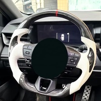 Modifiye Araba Parçaları Direksiyon Simidi Kılıfı Karbon Fiber Karbon Fiber Direksiyon Simidi Direksiyon Simidi Tepsisi Toyota Camry için