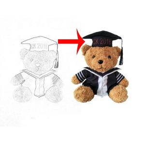 Lindo producto promocional de peluche de policía oso de peluche - Product Image 4