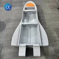 Petit bateau de pêche pliable et détachable en plastique pour SUV, bateau portable empilable en PE, bateau de loisirs modulaire à assembler