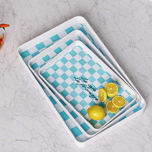 Customizable Serving Tray Set New Design 30*15*2.5 cm Dishes & Plates with Handles Small Elegant Decor - Product Image 3