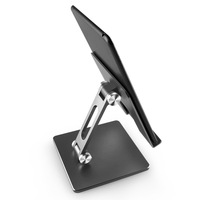 Support pliable en alliage d'aluminium pour tablette iPad - Support de bureau surélevé pour ordinateur