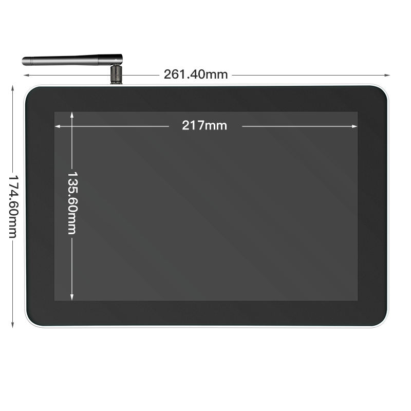 10.1 Inch Industrial Tablet Dustproof and Waterproof Pure Flat Android PCAP Touch All in One Computer Industrial Panel Pc