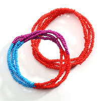 Canner — chaîne de perles à la taille, élastique, perles de ventre, pour l'été, bijoux de Bikini africains pour femmes et filles