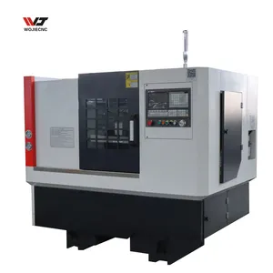 WOJIE-máquina de torno Cnc de alta precisión, máquina de torno de cama inclinada, TCK6332, bajo costo