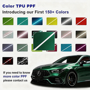 ฟิล์มเปลี่ยนสีรถยนต์ TPU สีเขียว ป้องกันรอยขีดข่วน ซ่อมแซมตัวเองได้ ไม่เหลือง ติดแน่น ไร้ฟองอากาศ สำหรับหุ้มตัวถังรถยนต์ - Product Image 4
