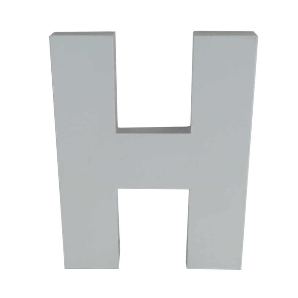 3d cardboard fillable letters