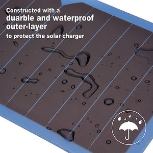 Panel <span class=keywords><strong>Solar</strong></span> Portátil Plegable de 6W 12W 28W, <span class=keywords><strong>Cargador</strong></span> con Salida USB de 5V, Mini Celda <span class=keywords><strong>Solar</strong></span> Impermeable de ETFE <span class=keywords><strong>para</strong></span> Mochila, Camping, Senderismo, Teléfono - Product Image 5