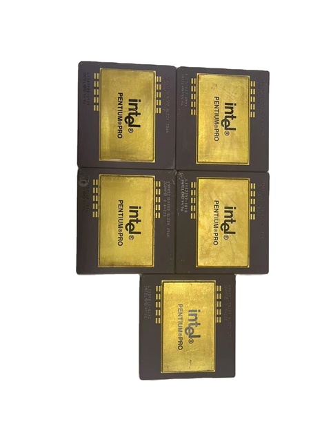 Pentium Pro Ceramic CPU, PROCESSOR SCRAPS - CPU Scrap Gold Recovery Ceramic CPU