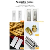 Fourneau de fusion inclinable Sunny pour l'or, le palladium, le platine, l'argent, le cuivre, équipement de bijouterie à induction, capacité 1, 2, 4 kg/h, garantie 1 an