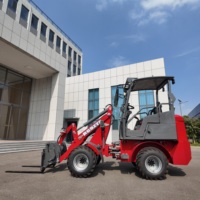 Caricatore Elettrico Compatto con Braccio Telescopico da 0,8 Tonnellate, 4WD, Batteria 72V, con Forche per Pallet, per Magazzino e Movimentazione Materiali in Fattoria