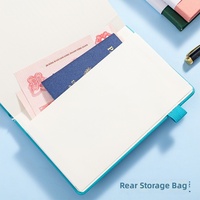Carnet A5 en cuir PU personnalisé avec logo, en stock, haute valeur esthétique, idéal pour le bureau, les notes de réunion et les étudiants.