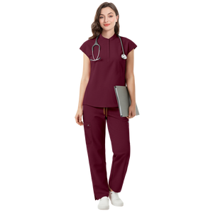 Set di Camici Medici Personalizzati 42393; Uniformi Mediche di Alta Gamma in Chiffon per Donna, Elegante Completo Medico - Product Image 1