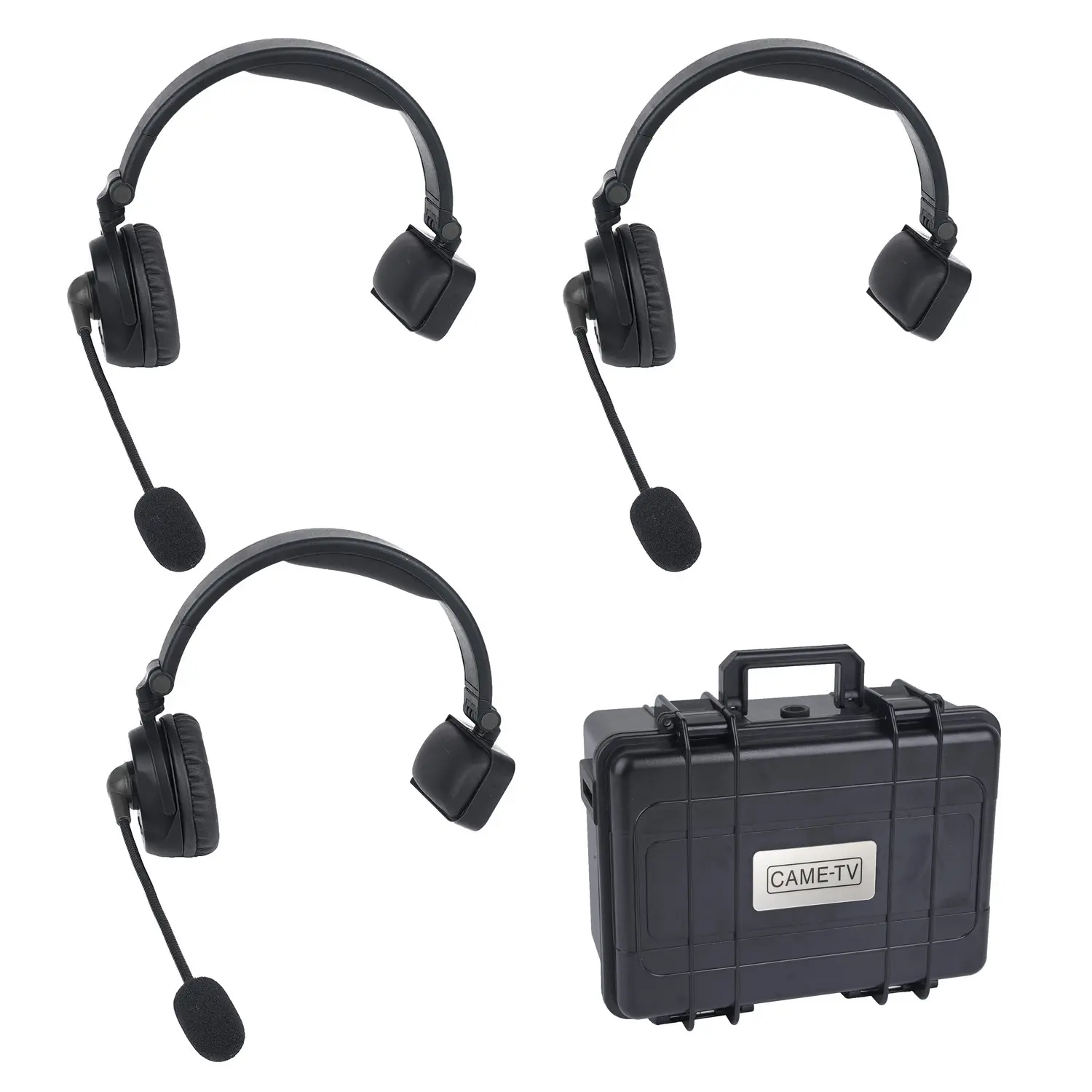 CAME-TV 3-personne WAERO Pliable Supra-auriculaire Système D'interphone Sans Fil communicateur Diffusion En Direct pour une utilisation Audio