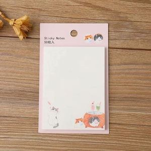 Bloc-notes créatif multicolores, notes amusantes de chat, bloc-notes autocollant, carnet de notes exquis et pratique, taille personnalisable - Product Image 2