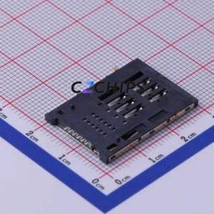 SI27C-01200 SIM Card <b>Connector</b> SMD <b>Connector</b> Self-Return Type <b>Mini</b> SIM Card Card Holder 1.95mm - Product Image 2