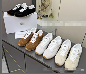 Baskets alo <span class=keywords><strong>Ozer</strong></span> en nylon/cachemire style allemand pour femmes, nouvelle collection 2026, rétro, à lacets, tendance, décontractées, chaussures de sport pour couples et hommes - Product Image 4