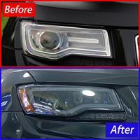 Ensemble de phares LED KGKB pour Jeep Grand Cherokee 2014-2021, haute qualité, trois projecteurs, clignotants séquentiels, plug and play
