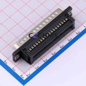 X0737WT7B5 <b>D</b>-<b>Sub</b>/VGA <b>Connector</b> <b>Connector</b> ( <b>Connector</b> Type: Standard <b>D</b>-<b>Sub</b> )( Gender: Male )( Total Number of PINs: 37P ) - Product Image 2