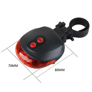 Láser bicicleta luces LED lámpara de <span class=keywords><strong>luz</strong></span> trasera de la bicicleta ciclismo bicicleta de <span class=keywords><strong>luz</strong></span> de advertencia Led modos - Product Image 3