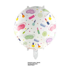 Globos con Temática de Maquillaje de Belleza al Estilo de las Celebridades de Internet, para <span class=keywords><strong>Cumpleaños</strong></span> de Niñas, San Valentín, Bodas, Campamentos - Product Image 3