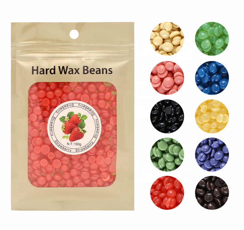 Лидер продаж 2020 года, соевые бусины для тела 100 г, твердые парафиновые восковые бобы для красивой кожи