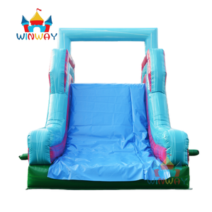 <span class=keywords><strong>Prix</strong></span> d'usine, toboggan gonflable irisé, combinaison d'échelle d'escalade et de toboggan sec, ensemble de toboggan d'escalade bleu vert, jeu pour enfants pour location de fête - Product Image 4