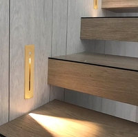 Jpungsun 3W Led éclairage d'escalier intérieur LED étanche étape lumières IP20/IP65 encastré applique murale décorative escalier lumière
