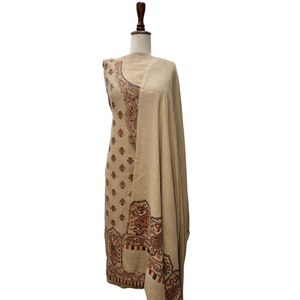 Costumes Jacquard Jamawar pour femmes, tissu tissé de qualité supérieure, robe traditionnelle 3 pièces, design personnalisé, fabricant OEM ODM en gros - Product Image 2