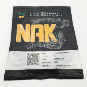 Sello de aceite tipo <span class=keywords><strong>NAK</strong></span> <span class=keywords><strong>TC</strong></span>, maquinaria Industrial, 125x162x13mm, sello de goma NBR - Product Image 1