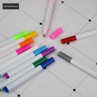 Marqueur de Graffiti à Encre Liquide Effaçable à Base d'Eau, Facile à Nettoyer, Multicolore, pour Tableaux Lumineux LED et Surlignage Clé pour Étudiants