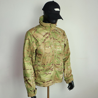 Veste tactique doublée de duvet de canard pour homme, vente en gros personnalisée, coupe-vent, respirante, séchage rapide, camouflage, veste de chasse pour homme