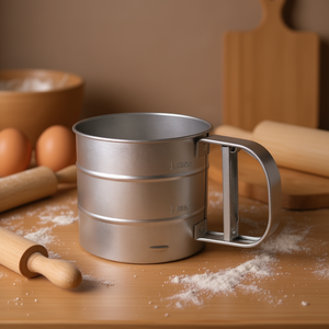 Tamis à farine Metaltex en fer blanc, lot de 6, outil de pâtisserie - Product Image 3