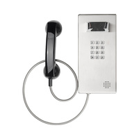 Téléphone VoIP analogique de haute qualité résistant aux vandales, téléphone robuste pour banques, prisons et centres de réadaptation