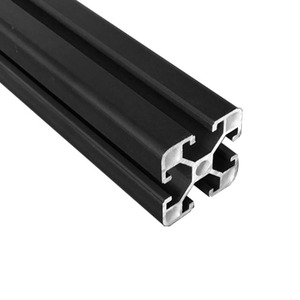 Profilés en aluminium 4040 4080 V-<span class=keywords><strong>Slot</strong></span> C-Beam, profilés en aluminium industriels personnalisés 4080, extrusion en aluminium noir anodisé 6063 T8 - Product Image 4