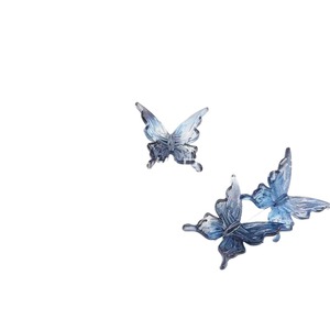 Gradient Butterfly Acrylic Hair Clip 25mm <b>Decorative</b> Daily Use Accessory - Product Image 1