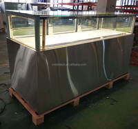 Vitrine Réfrigérée à Tiroirs pour Pâtisseries et Chocolats avec Refroidissement par Air et Éclairage LED
